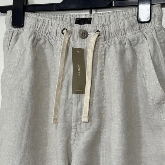 NWT J. Crew Men's XS Beach Linen Pant Flax $118